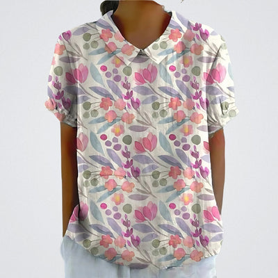 White Floral Print